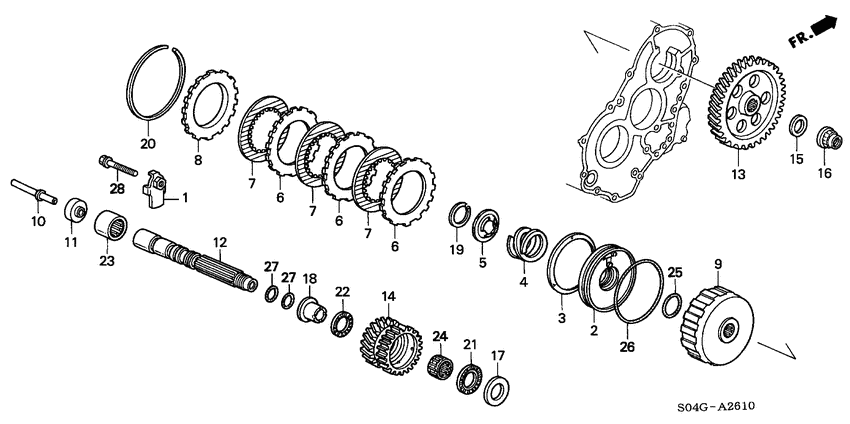 Sub shaft