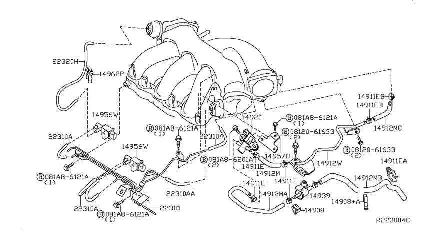 Vacuum piping