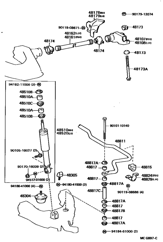 Front Spring & Shock Absorber