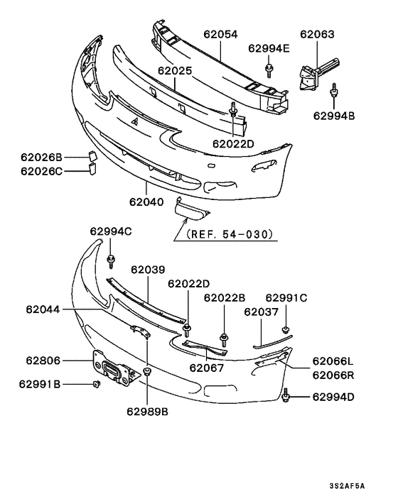 Front bumper & support