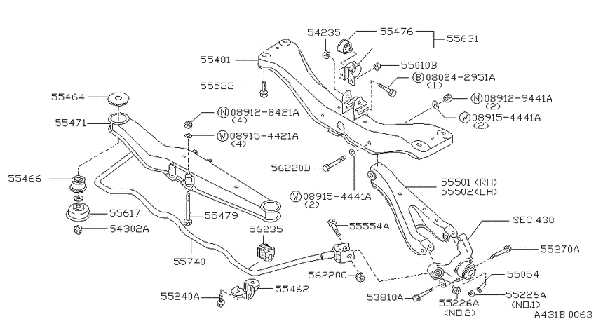 Rear suspension