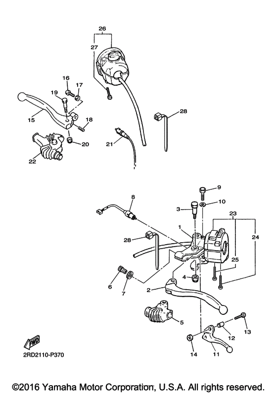 Handle switch & lever