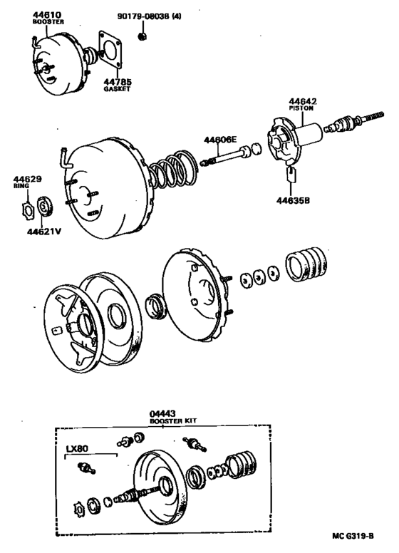 Brake Booster & Vacuum Tube