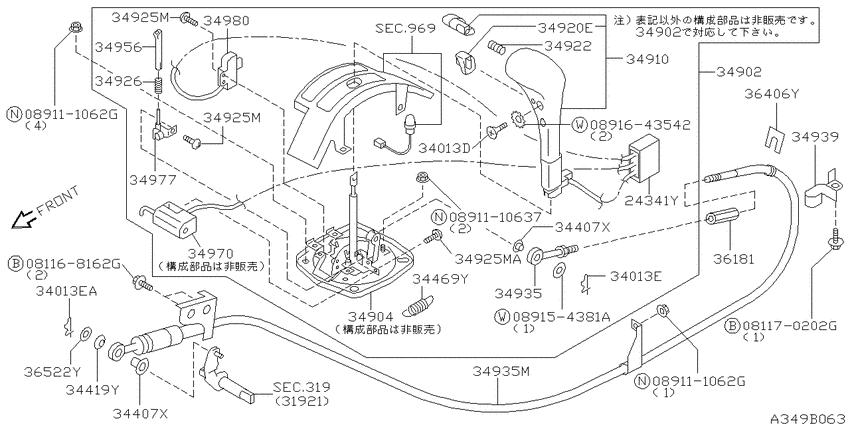 Auto transmission control device