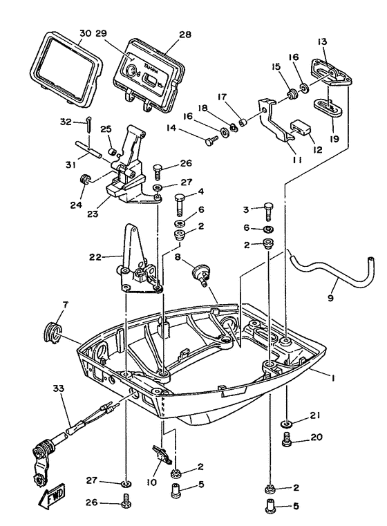 Bottom cowling