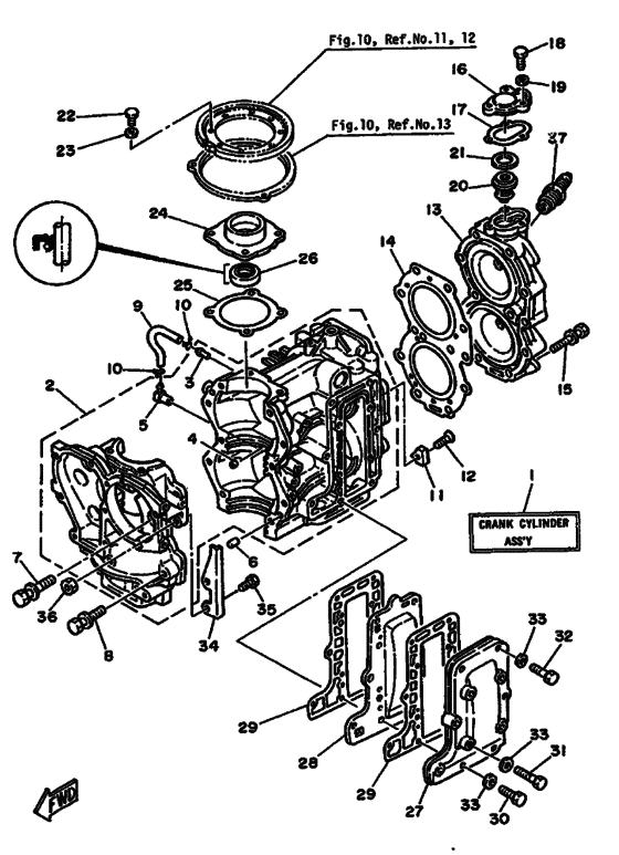 Cylinder & crankcase