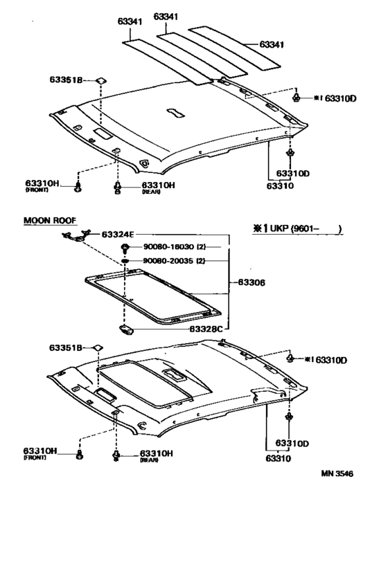 Roof Headlining & Silencer Pad