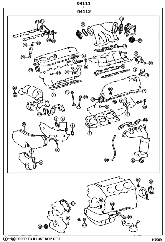 Engine Overhaul Gasket Kit