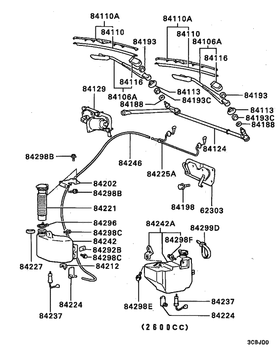 Windshield wiper & washer