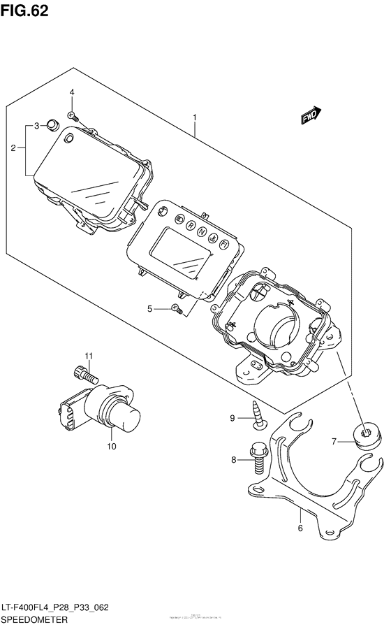 Speedometer (Lt-F400Fzl4 P28)