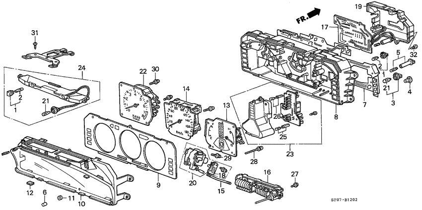 Speedometer component