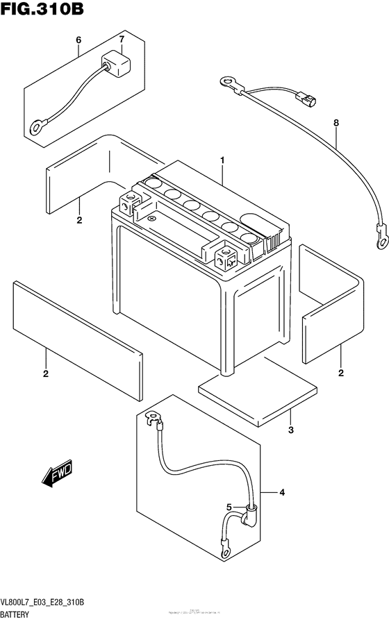 Battery (Vl800L7 E28)