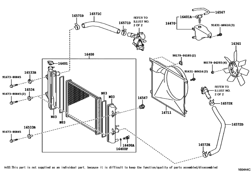 Radiator & Water Outlet