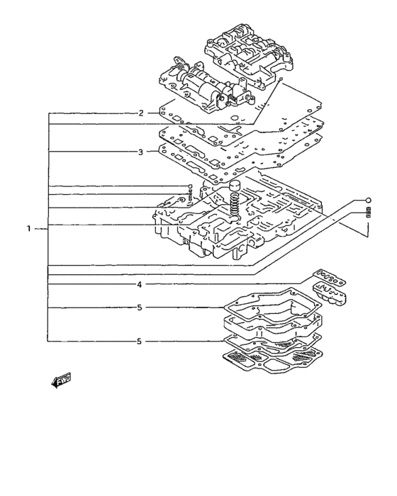 4at valve overhaul set