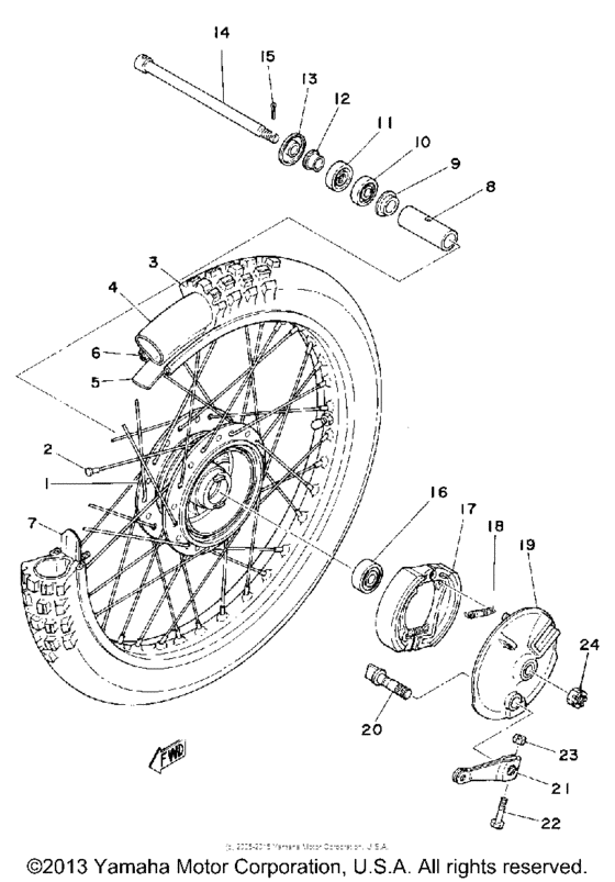 Front wheel