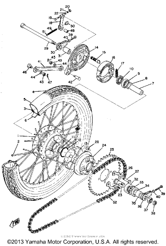 Rear wheel