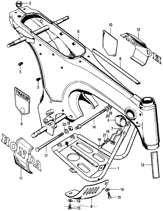 Frame + crankcase protector