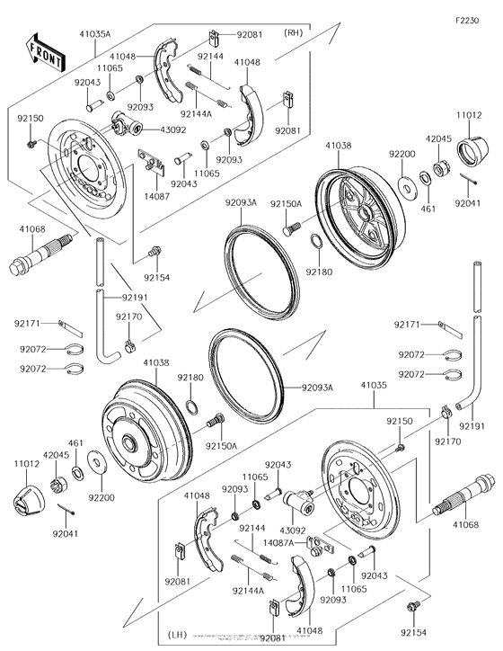 Front Hubs/brakes