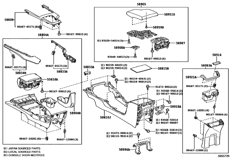 Console Box & Bracket