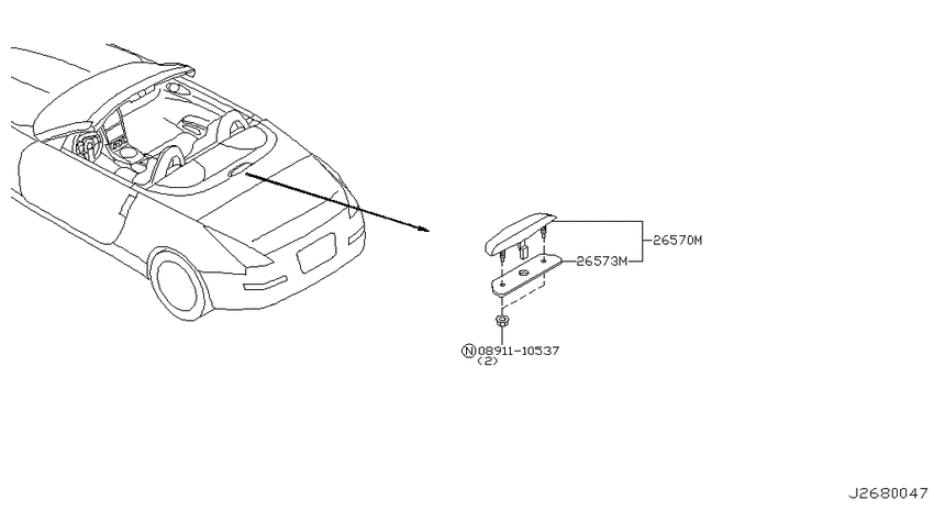 High mounting stop lamp