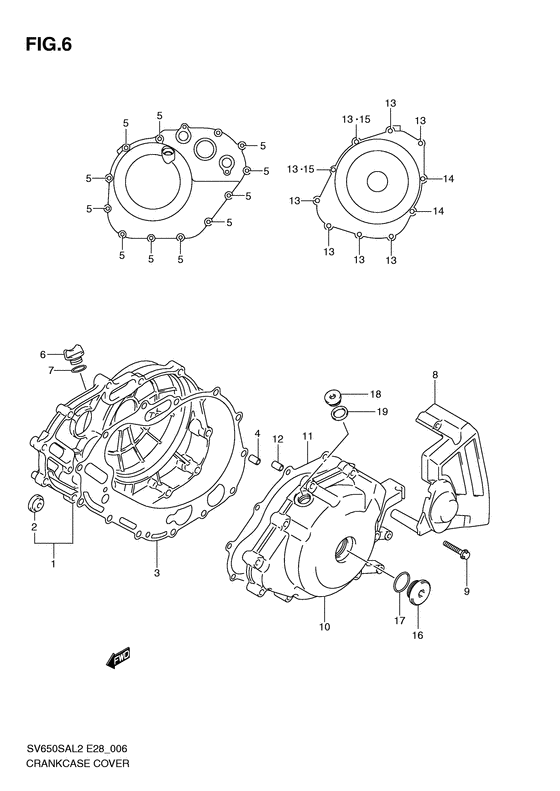 Crankcase cover
