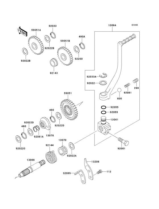 Kickstarter mechanism