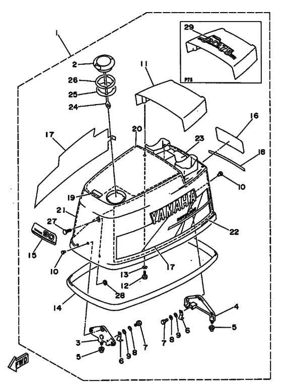 Top cowling