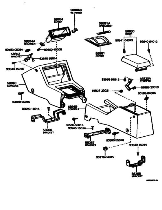 Console Box & Bracket
