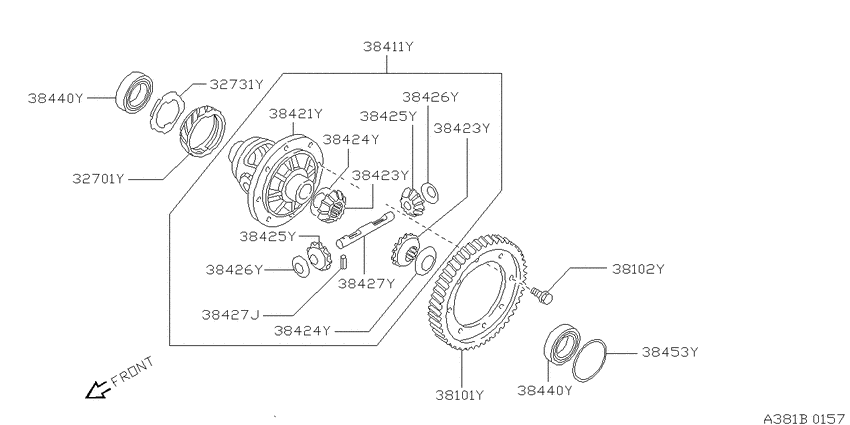Front final drive