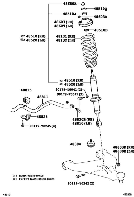 Front Spring & Shock Absorber