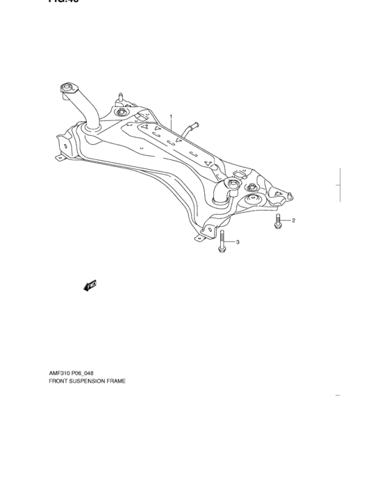 Front suspension frame
