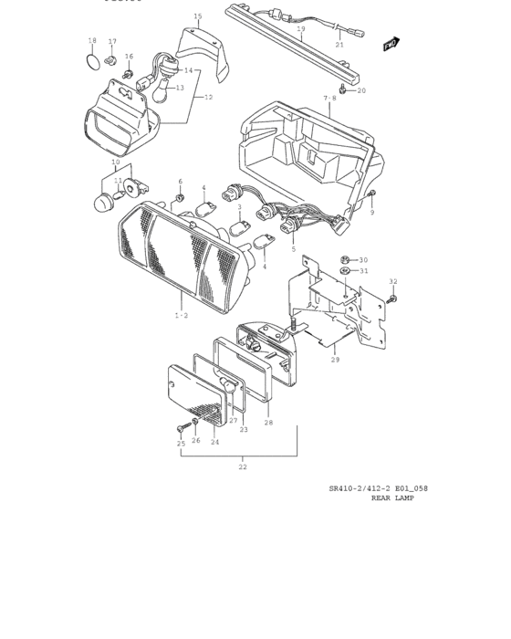 Rear lamp