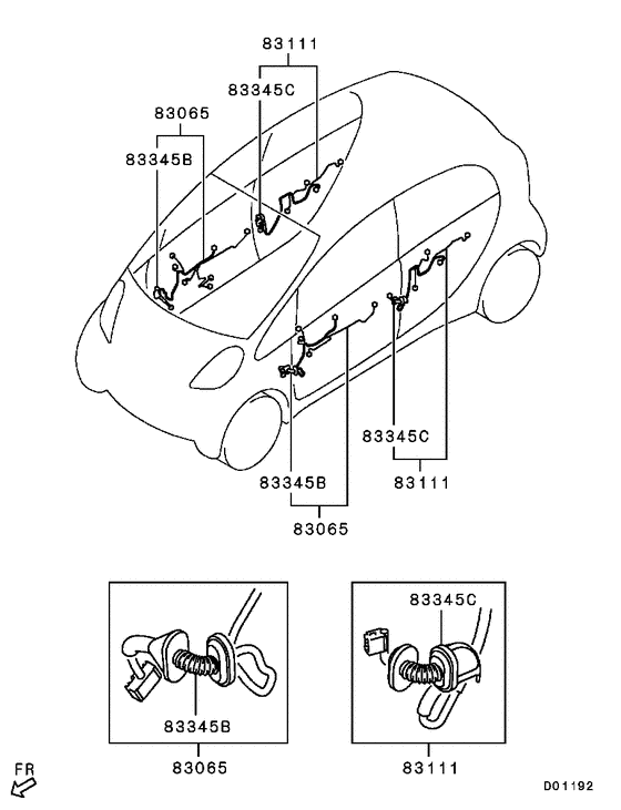 Wiring & attaching parts