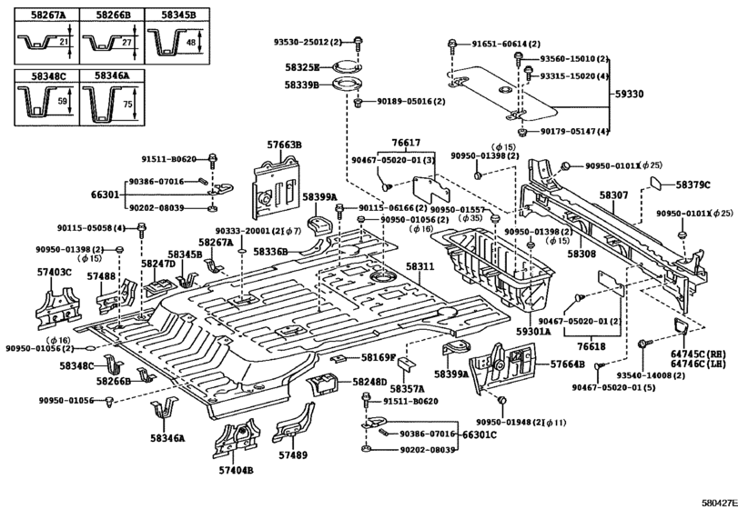 Rear Floor Panel & Rear Floor Member