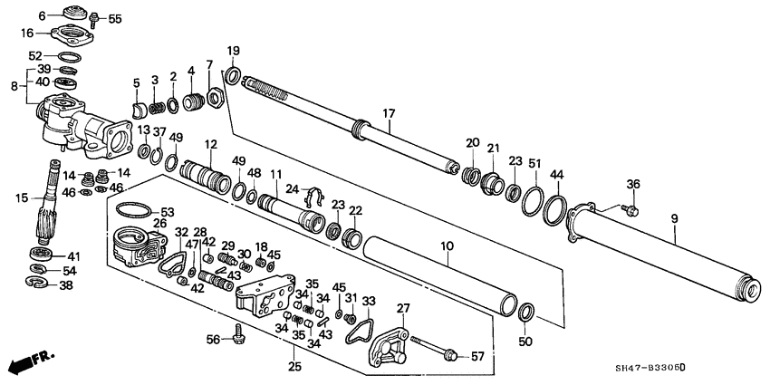 P.s. gear box components