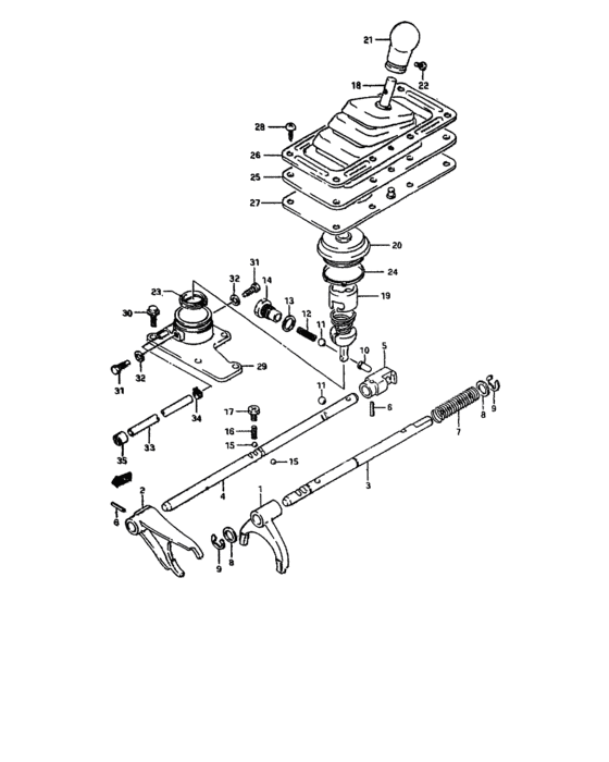 Transfer gear shifting