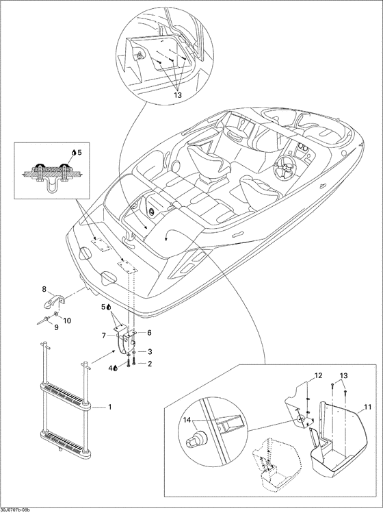 09- lower hull and ladder