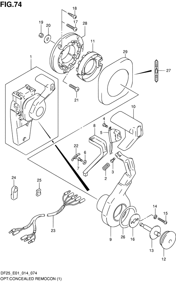 Opt:concealed remocon