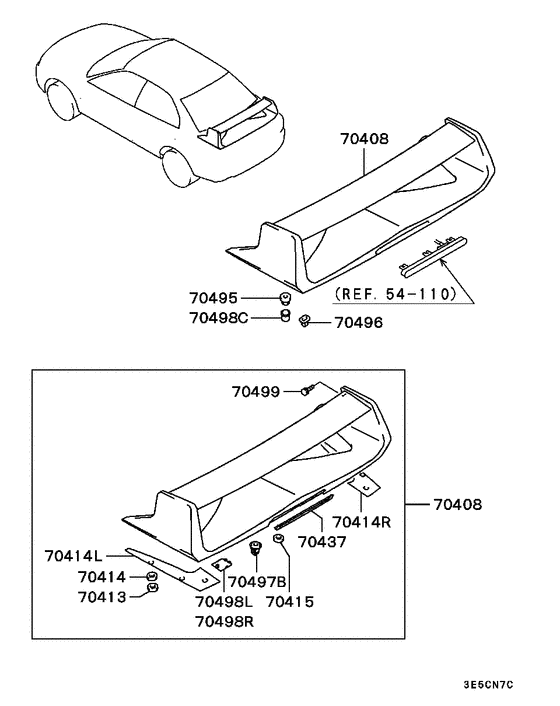 Rear garnish & moulding