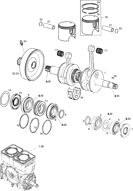 01- crankshaft and pistons