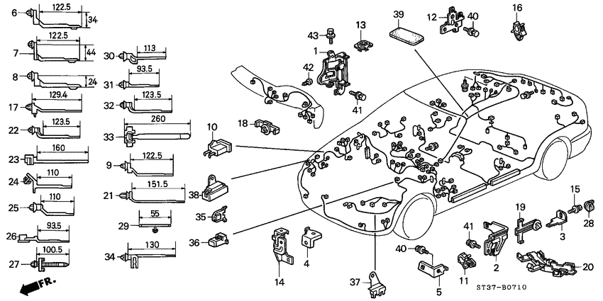 Harness band/bracket