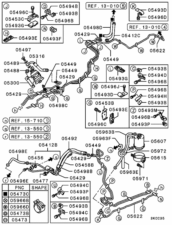 Fuel line & vapor gas control