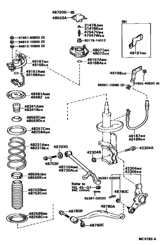 Rear Spring & Shock Absorber