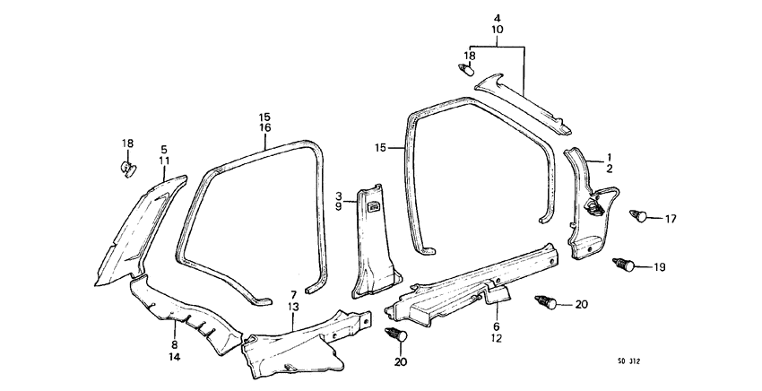 Door trim