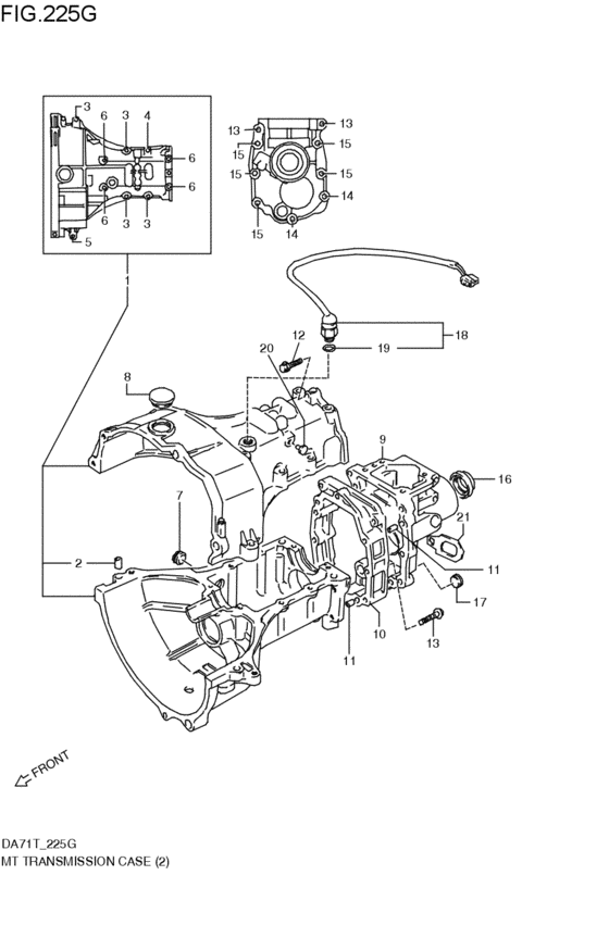mt - transmission case