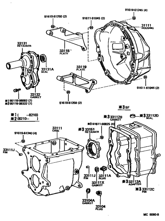 Clutch Housing & Transmission Case (Mtm)
