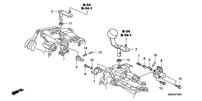 Shift arm/shift lever