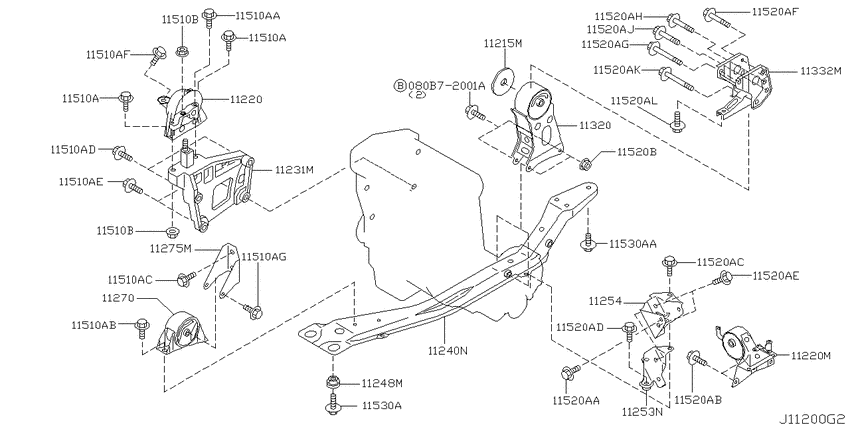 Engine & transmission   mounting