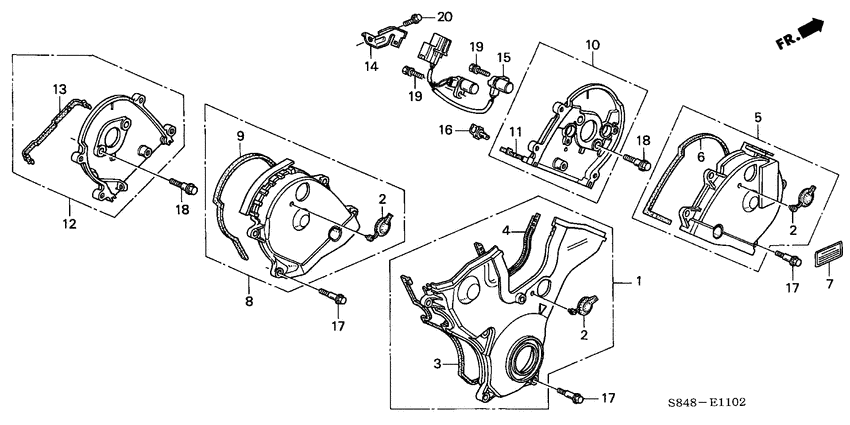 Timing belt cover