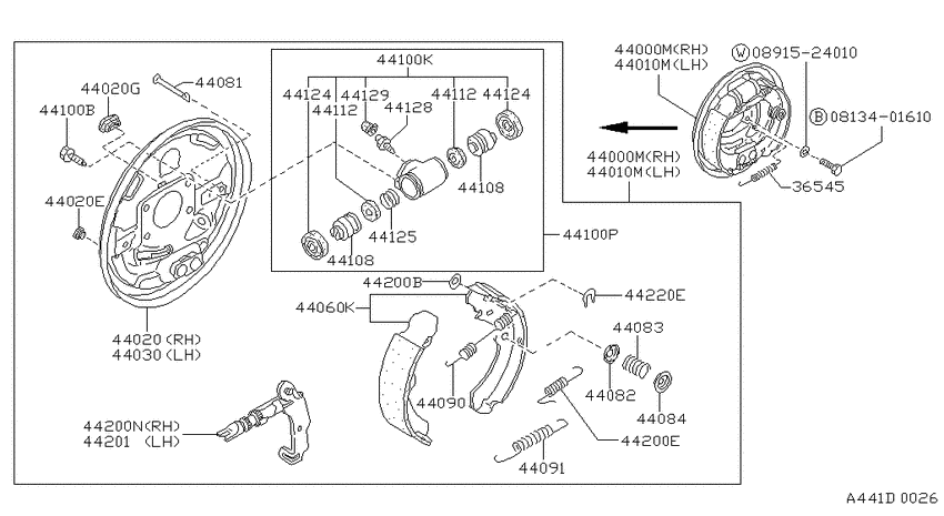 Rear brake